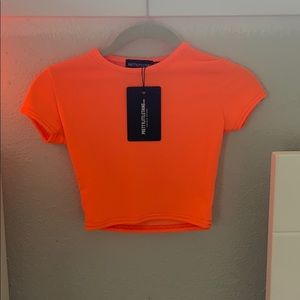 pretty little thing crop tee